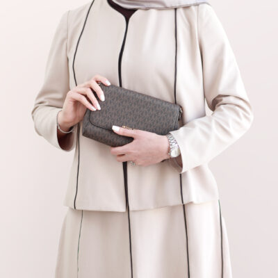 Minimalist jacket and skirt set from Narcissus Store